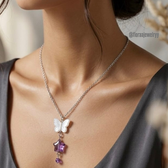 Aura Butterfly Kolye