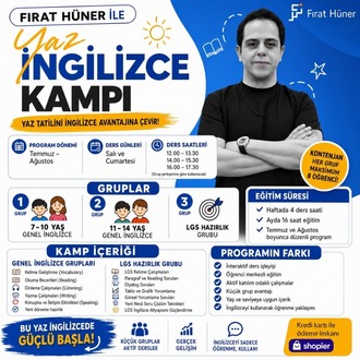 Online İngilizce Yaz Kampı