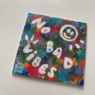 No Bad Vibes Bardak Altlığı