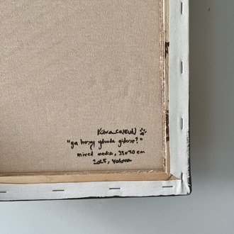 "What If It All Works Out" Tuval Çalışması