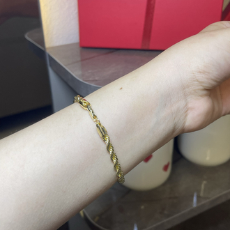 LUXURY Jeweiry 14k bileklik Zincir model 