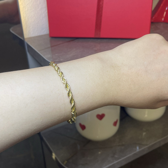 LUXURY Jeweiry 14k bileklik Zincir model 