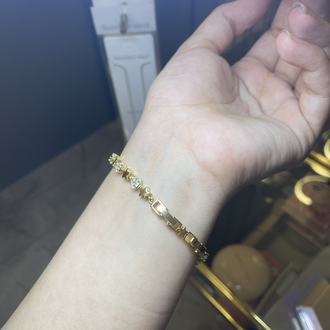 LUXURY Jeweiry 14K yıldız bileklik