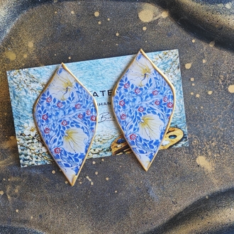 Morris Floral Markiz Küpe