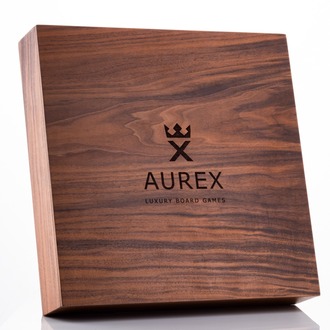 Aurex Imperium Lüks Satranç Takımı – El Yapımı Ceviz Kaplama, Kristal Cam ve Krom