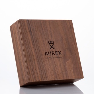 Aurex Tic Tac Toe – Lüks Mermer ve Pirinç XOX Strateji Oyunu - El Yapımı Koleksiyon Ürünü