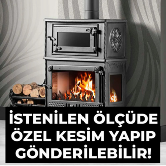 50 x 50 Seramik Şömine/Soba/Kuzine Camı