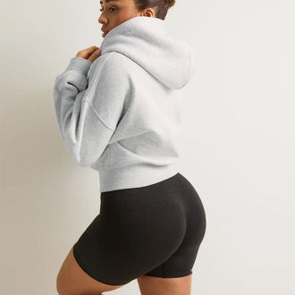 COCOON LIGHT GREY YARASA KOL ZIP HOODIE