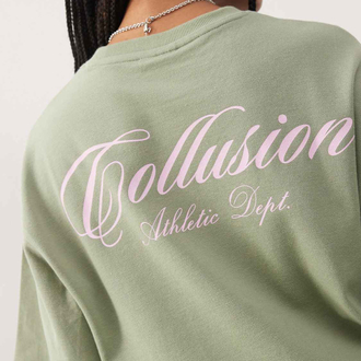 GREEN TOP TSHIRT OVERSIZED UNISEX
