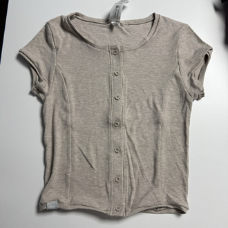 MINIK HATALI CARDIGAN OAT MARL ONER ACTIVE
