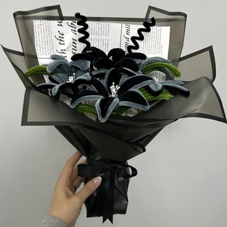 Siyah Lilyum Buket