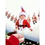 Kişiye Özel Noel Baba Pasta Süsü - Santa Claus Cake Topper