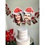 Kişiye Özel Yılbaşı Pasta Süsü - Christmas Cake Topper