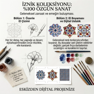 Modern İznik Koleksiyonu: El Yapımı Geleneksel Türk Sanatı