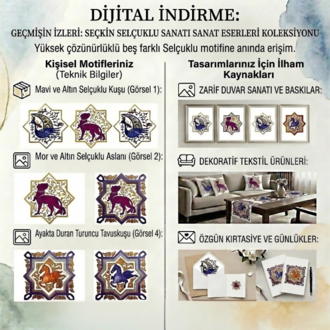 Geçmişin İzleri: 5'li Dijital Motif Paketi
