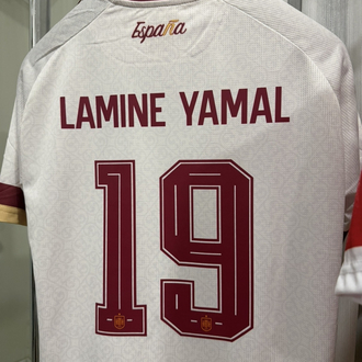 2027 İspanya Lamine Yamal Premium Petek Kumaş X 19