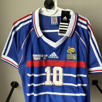 FRANSA RETRO 1998 DÜNYA KUPASI ZİDANE MAÇ FORMASI 
