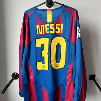 RETRO BARCELONA 05/06 LİONEL MESSİ UZUN KOL MAÇ FORMASI
