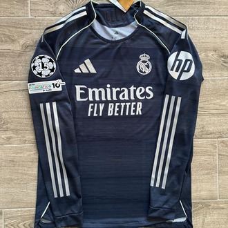 Real Madrid 2025-2026 Uzun Kollu Deplasman Maç Forması