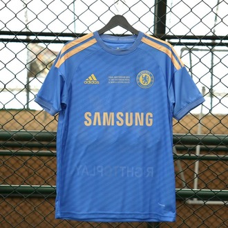 Premium Kalite Retro Forma Chelsea Mavi John Terry #26 12/13