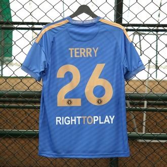 Premium Kalite Retro Forma Chelsea Mavi John Terry #26 12/13