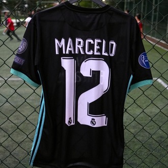 Premium Kalite Retro Forma Marcelo #12 Real Madrid 2017-18
