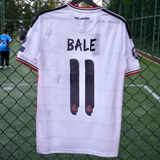 Premium Kalite Retro Forma Bale #11 Real Madrid 2013-14