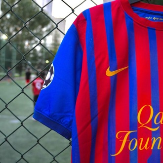 Premium Kalite Retro Forma Xavi #6 Barcelona 2011-2012