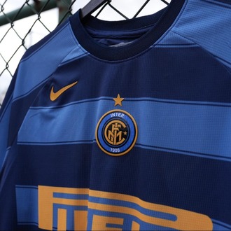 Premium Kalite Retro Forma Adriano #10 Inter 04/05 Lacivert