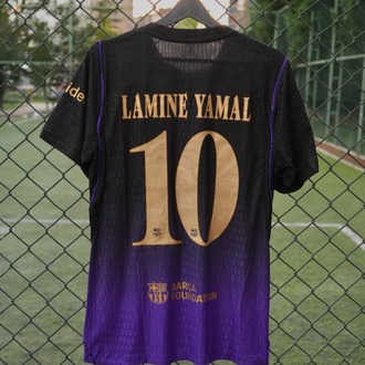 İhraç fazlası Barcelona 2026-27 Deplasman Siyah Lamine Yamal #10