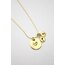 Yuvarlak Plaka Charm Kolye | Gold | SANA ÖZEL