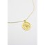 Yılan Plaka Kolye | Gold