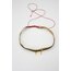 Line Kahve Pullu Choker Kolye | Gold | SANA ÖZEL 