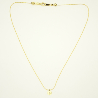 Mini Pul Kolye | Gold | SANA ÖZEL