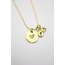 Yuvarlak Plaka Charm Kolye | Gold | SANA ÖZEL