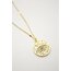 Taşlı Göz Kolye | Gold