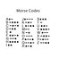Morse Codes Bileklik | Gold | SANA ÖZEL