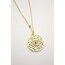 Taşlı Göz Kolye | Gold