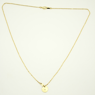 Mini Daire Kolye | Gold | SANA ÖZEL