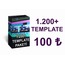 1.200+ TEMPLATE PAKETİ