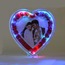 Led Işıklı Güllü Kalp Fotoğraf Çerçevesi