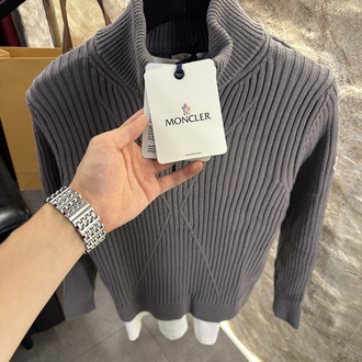 Moncler Vizon Rengi Örme Triko Kazak