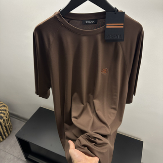 Zegna Logo Crew-Neck T-shirt
