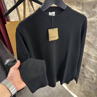 Burberry Siyah Renk Yün Triko Kazak