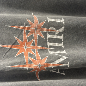 Amiri Grey Starburst Cotton T-Shirt