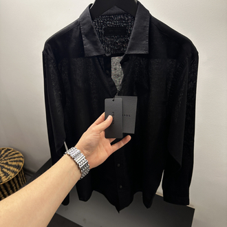 Prada Black Linen Shirt