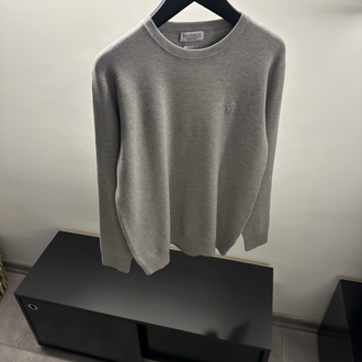 Brunello Cucinelli Grey Knitwear Jumper