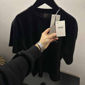 Dior Embroidered Clover Cotton T-Shirt