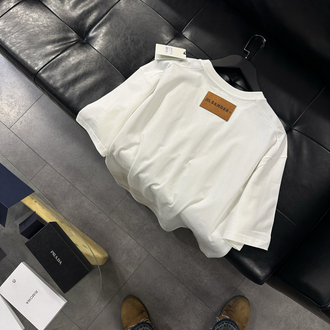 Jil Sander Crew Neck Back Logo T-Shirt