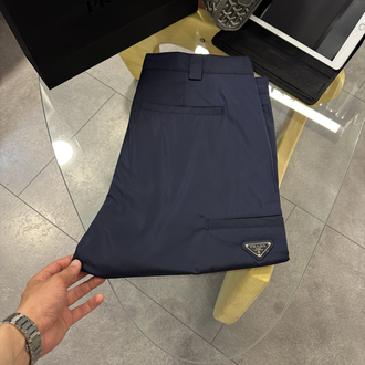 Prada Lacivert Renylon Kumaş Şort